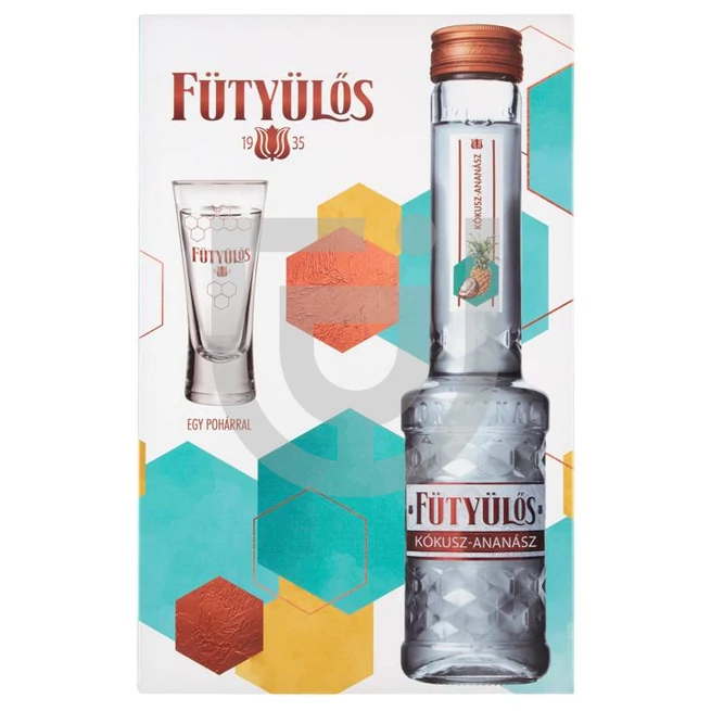 Fütyülős Kókusz-Ananász Likőr (DD+Pohár) [0,5L|24,5%]