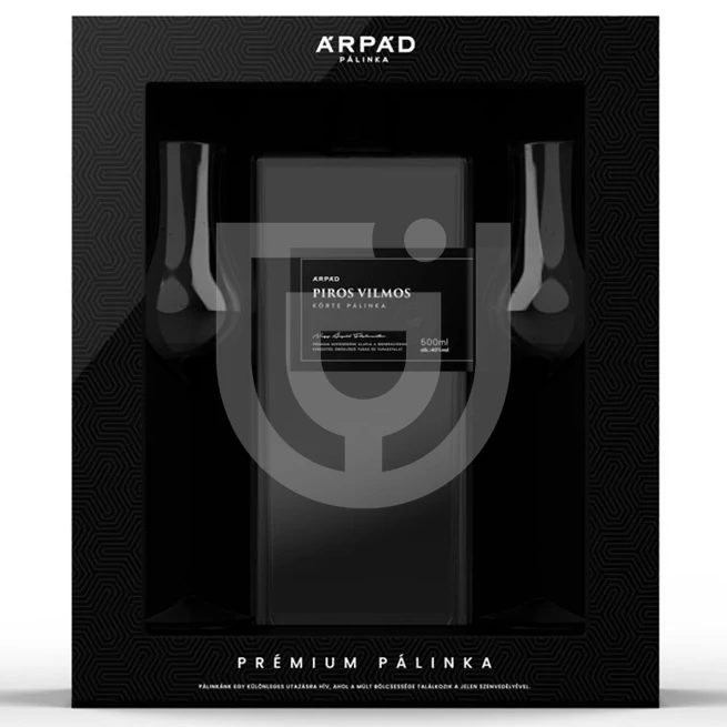 Árpád Prémium Piros Vilmoskörte Pálinka (DD+2 Tulipán Pohár) [0,5L|40%]
