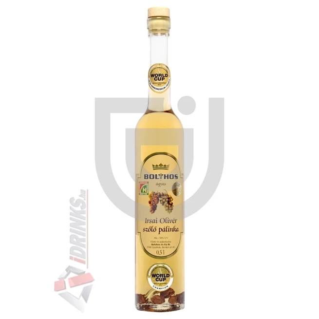 Bolyhos Ágyas Irsai Olivér Szőlőpálinka [0,5L|50%]