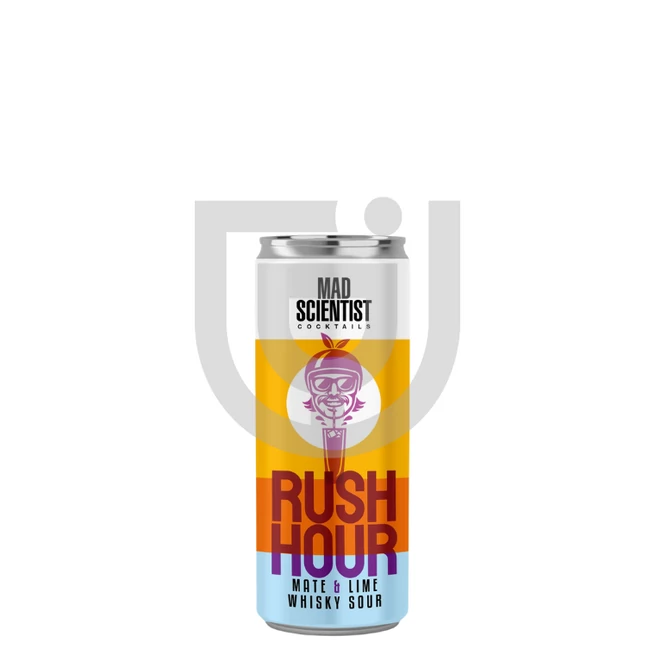 Mad Scientist Rush Hour Mate & Lime Whisky Sour RTD [0,25L|4,5%] 
