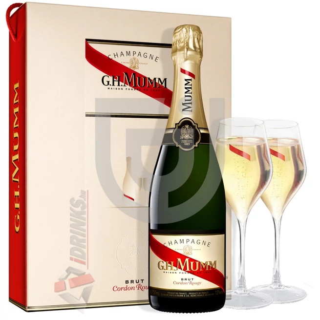 Mumm Cordon Rouge Brut Champagne (DD+2 Pohár) [0,75L]