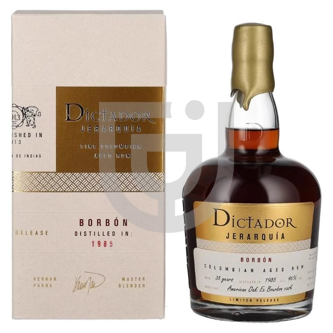 Dictador Jerarquia Borbón Vintage 1985 [0,7L|46%]