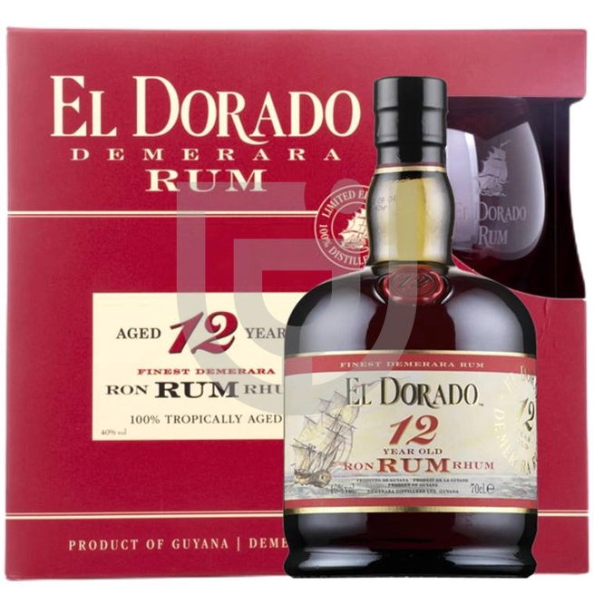 El Dorado 12 Years Rum (DD + Pohár) [0,7L|40%]