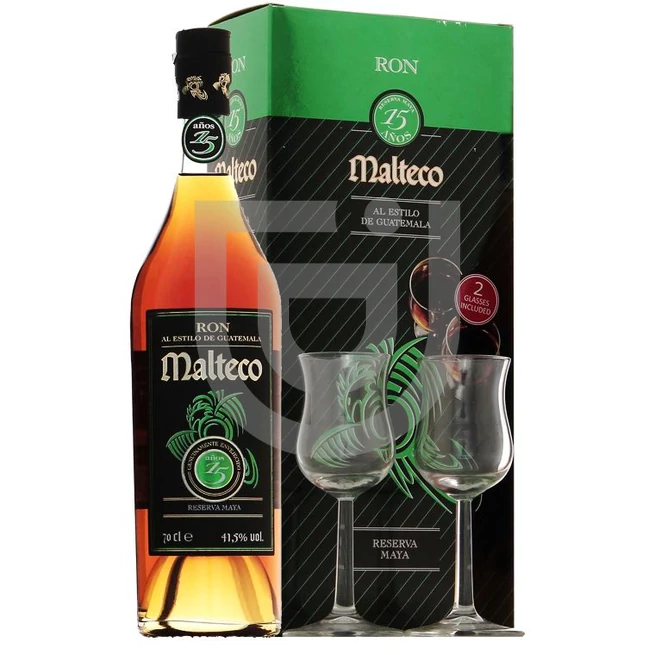 Malteco 15 Years Rum (DD+2 Pohár) [0,7L|40%]