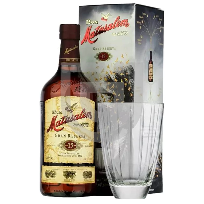 Matusalem Gran Reserva 15 Years Rum (DD+Pohár) [0,7L|40%]