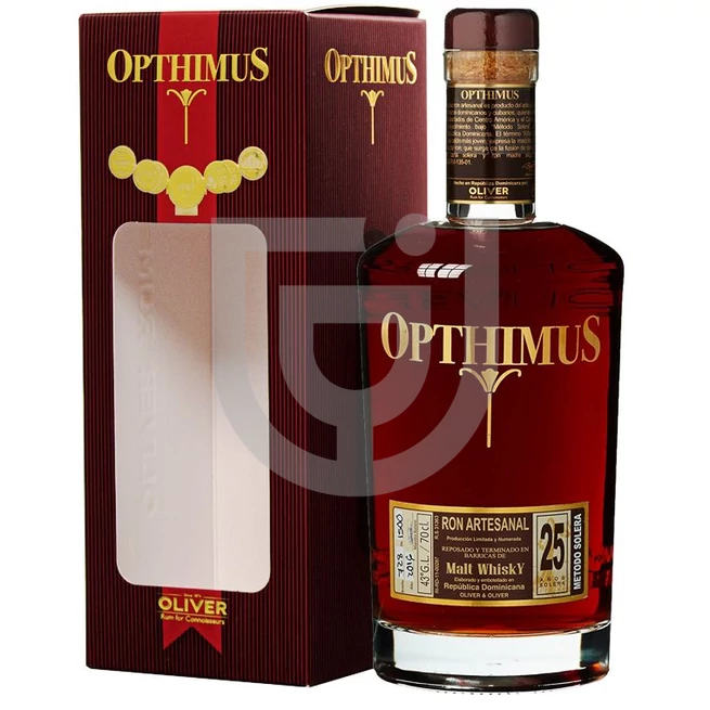 Opthimus 25 Anos Sistema Solera Malt Finish Rum [0,7L|43%]