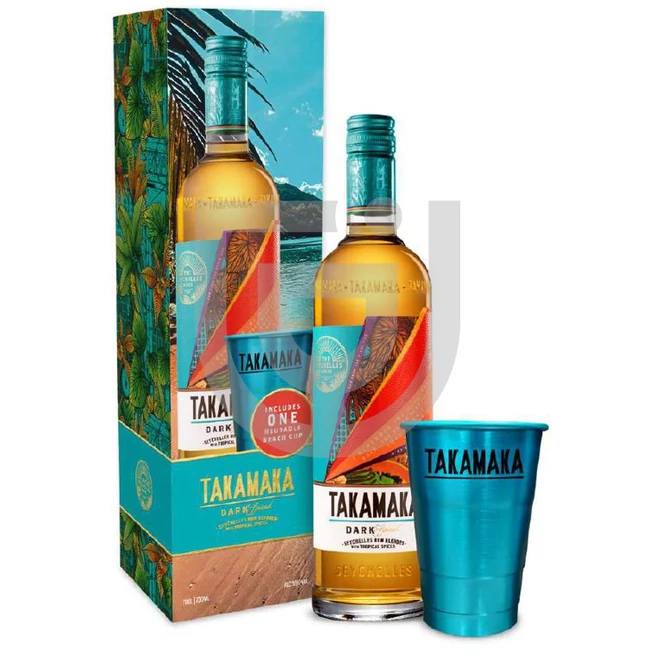 Takamaka Dark Spiced Rum (DD+Beach Cup) [0,7L|38%]