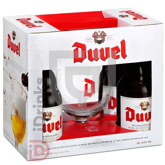 Duvel 4-es Pack (DD+Pohár) [4*0,33L|8,5%]