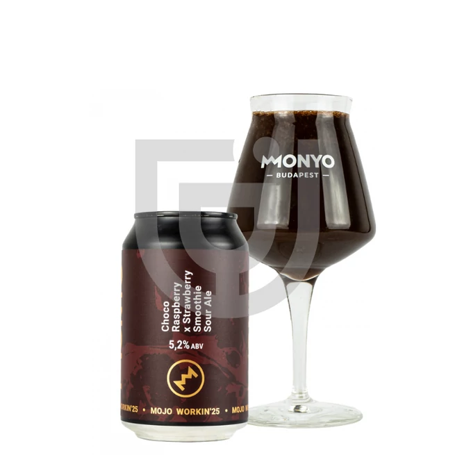 Monyo - MOJO WORKIN'25 - Choco Raspberry X Strawberry Smoothie Sour Ale [0,33L|5,2%]