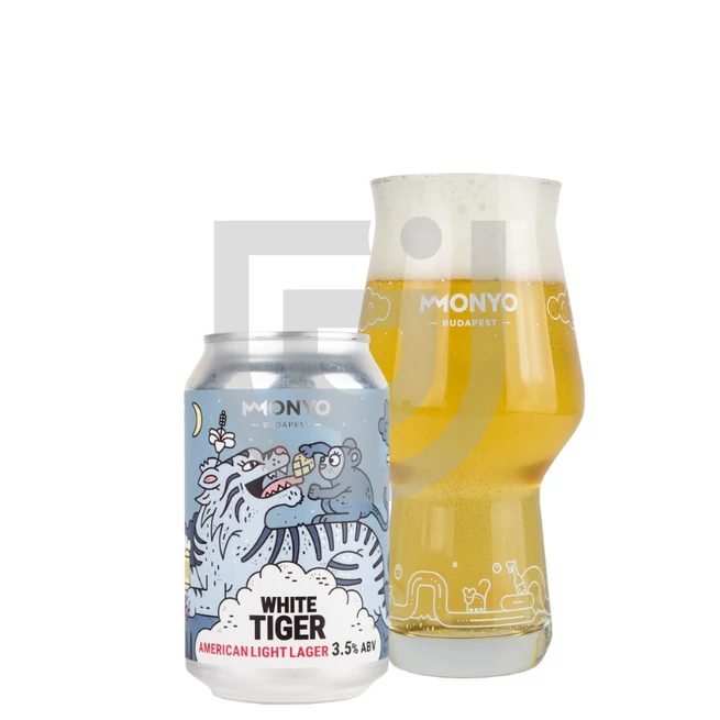Monyo White Tiger - American Light Lager /Dobozos/ [0,33L|3,5%