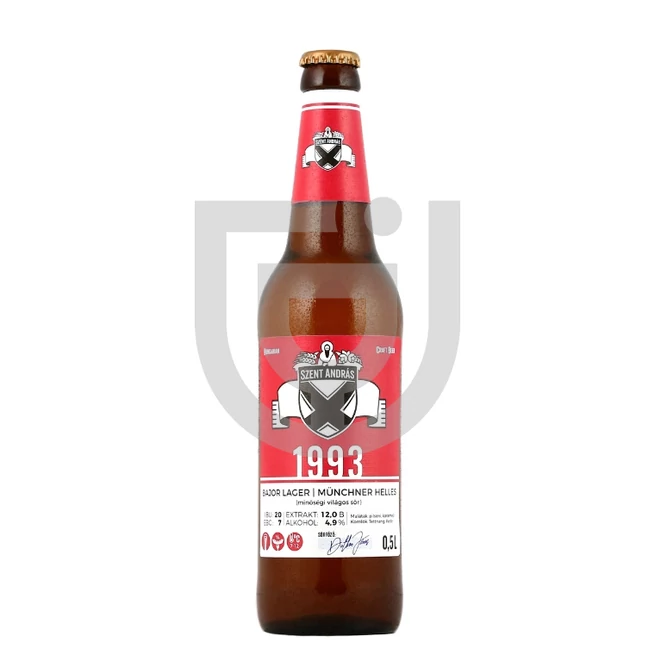 Szent András 1993 Lager Kézműves Sör /Üveges/ [0,5L|4,9%]