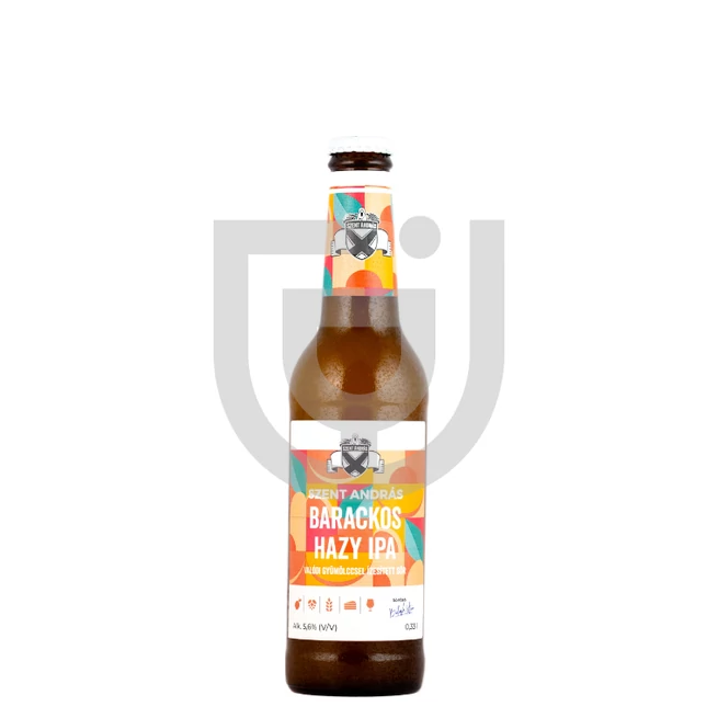 Szent András Barackos IPA Kézműves Sör [0,33L|5,6%]