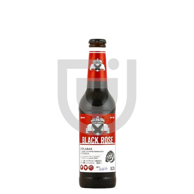 Szent András Black Rose Kézműves Sör /Üveges/ [0,33L|9%]