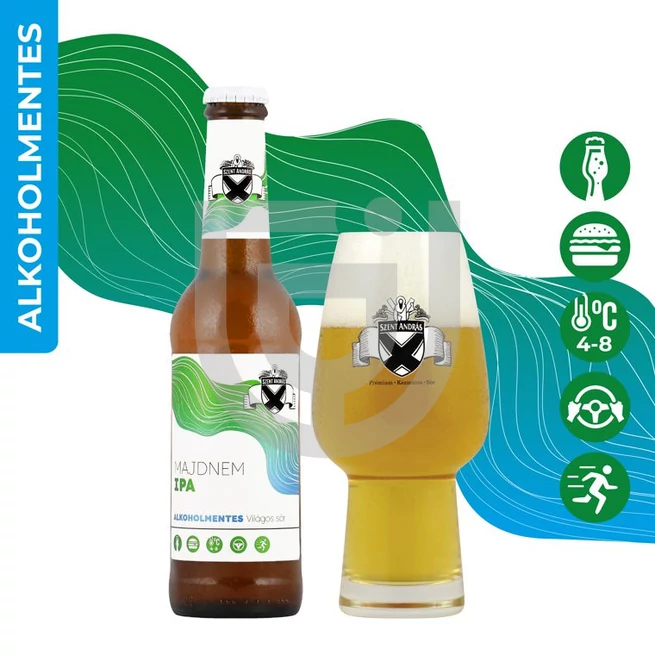 Szent András Majdnem IPA (Alkoholmentes) [0,33L|0%]