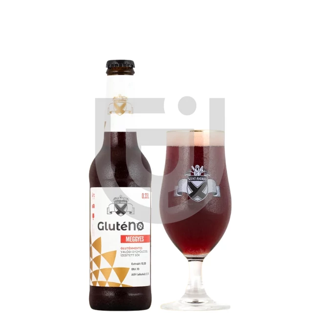 Szent András GlutéNO Meggyes (Gluténmentes) Sör /Üveges/ [0,33L|3,7%]