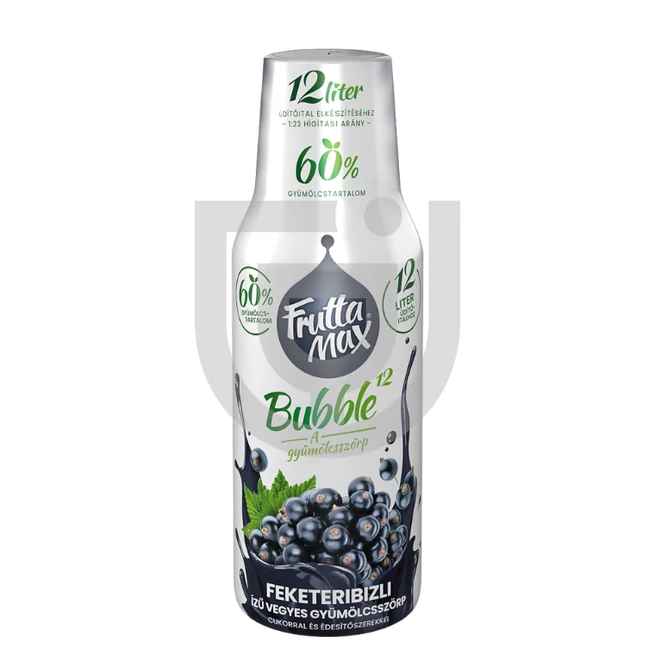 Fruttamax Bubble12 Feketeribizli Gyümölcsszirup [0,5L]