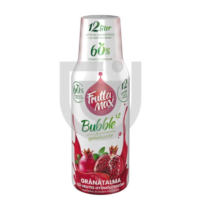 Fruttamax Bubble12 Gránátalma Gyümölcsszirup [0,5L]