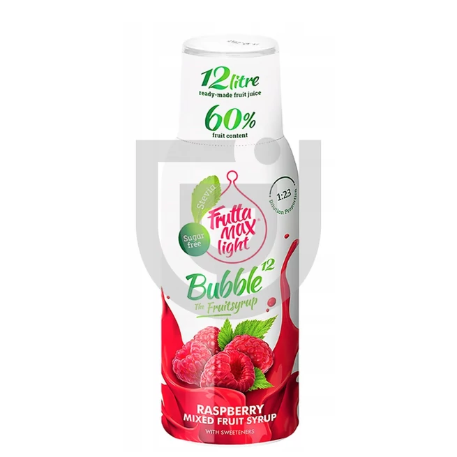 Fruttamax Bubble12 Light Málna Gyümölcsszirup [0,5L]