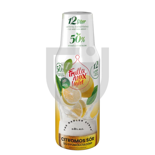 Fruttamax Bubble12 Light Citromos Radler Gyümölcsszirup [0,5L]