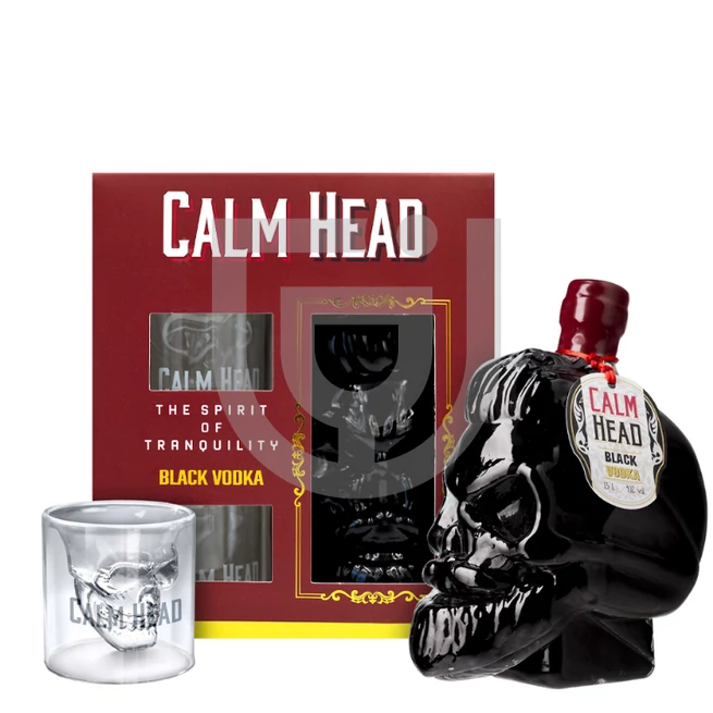 Calm Head Black Vodka (DD+Pohár) [0,7L|40%]