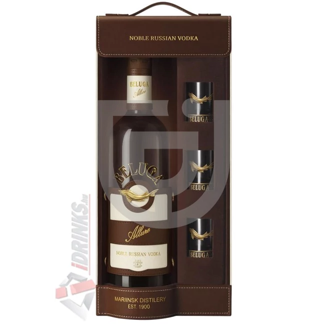 Beluga Allure Vodka (DD+ 3 Pohár) [0,7L|40%]