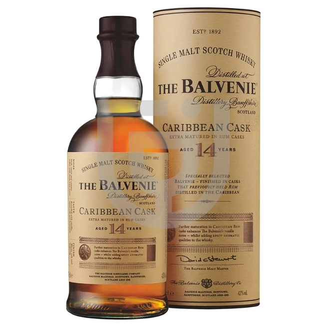 Balvenie 14 Years Caribbean Cask Whisky [0,7L|43%]