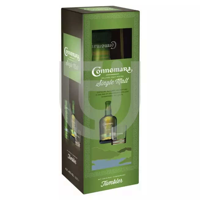 Connemara Irish Peated Whiskey (DD+Pohár) [0,7L|40%]