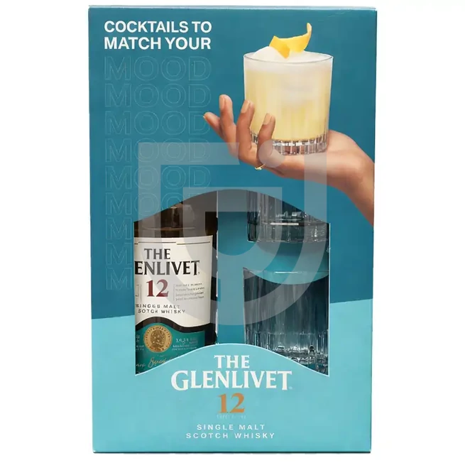 The Glenlivet 12 Years Whisky (DD+2 Pohár) [0,7L|40%]