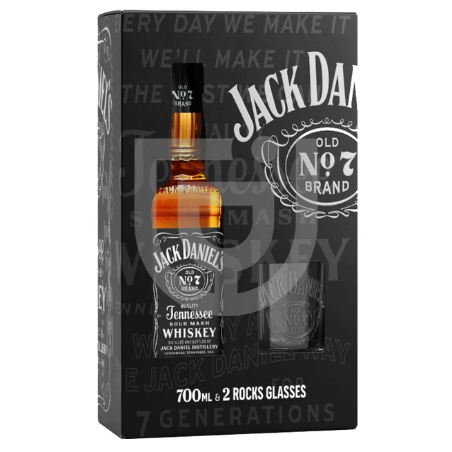 Jack Daniels Whiskey (DD+Pohár) [0,7L|40%]