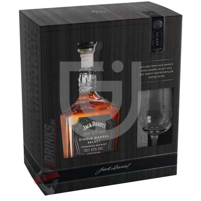 Jack Daniels Single Barrel Whiskey (DD+Pohár) [0,7L|45%]