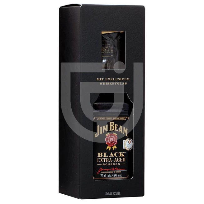 Jim Beam Black Label Whiskey (DD+Pohár) [0,7L|43%]
