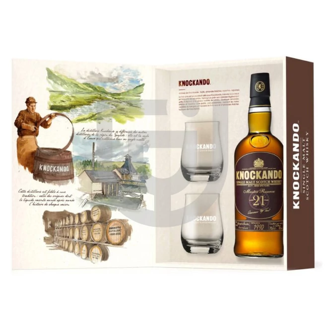 Knockando 21 Years Whisky (DD+Pohár) [0,7L|43%]