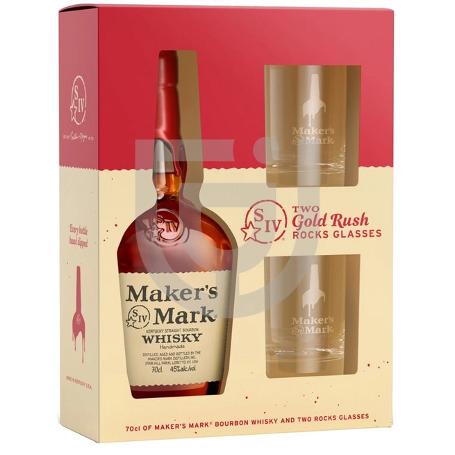 Makers Mark Whiskey (DD+Pohár) [0,7L|45%]