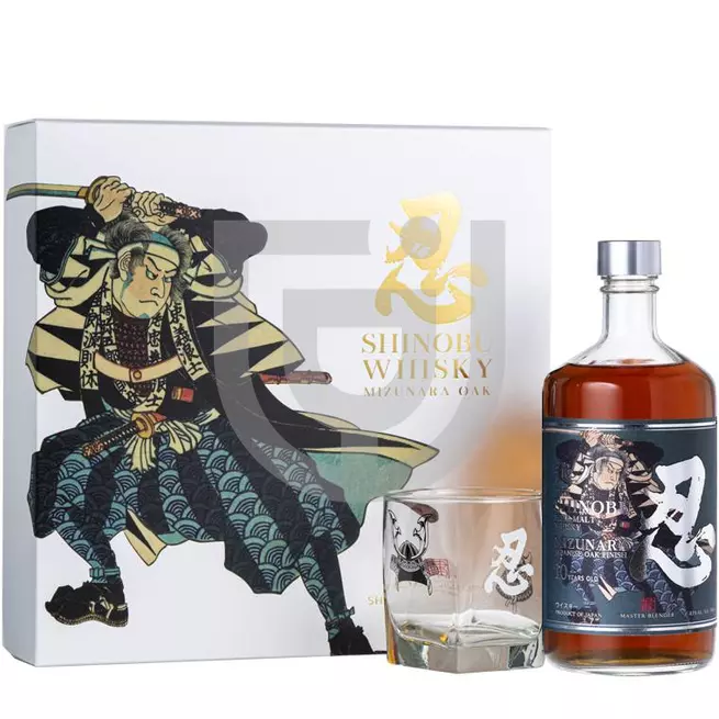 Shinobu 10 Years Pure Malt Whisky Mizunara Oak Finish (Gift Set) [0,7L|43%]