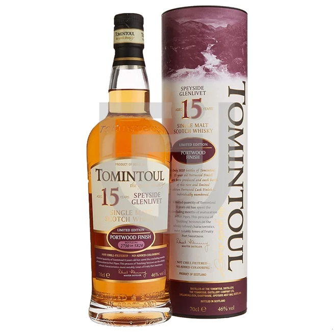 Tomintoul 15 Years Portwood Finish Whisky [0,7L|46%]