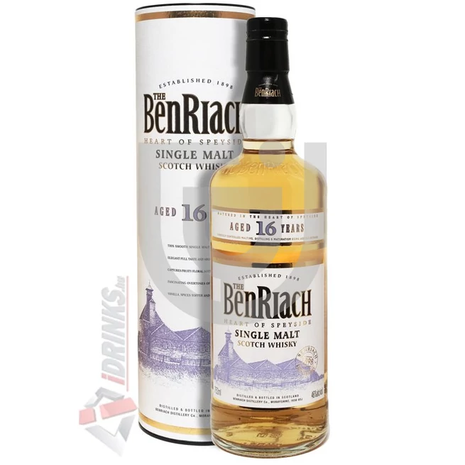 BenRiach 16 Years Whisky [0,7L|43%]