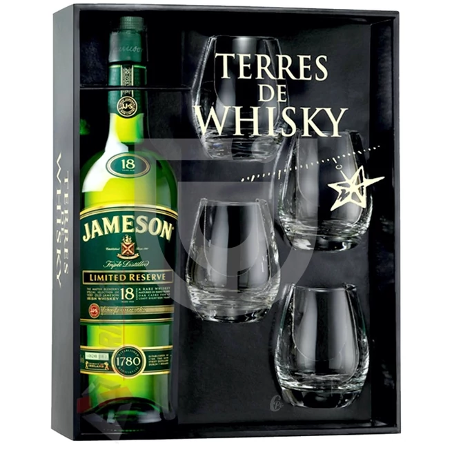 Jameson 18 Years Whiskey (DD+4 Pohár) [0,7L|40%]