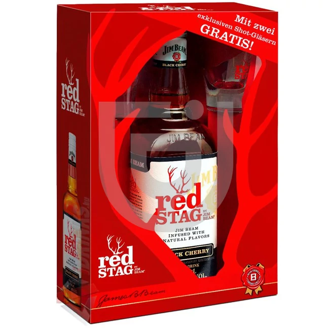Jim Beam Red Stag Whiskey (DD+ 2 Pohár) [0,7L|40%]